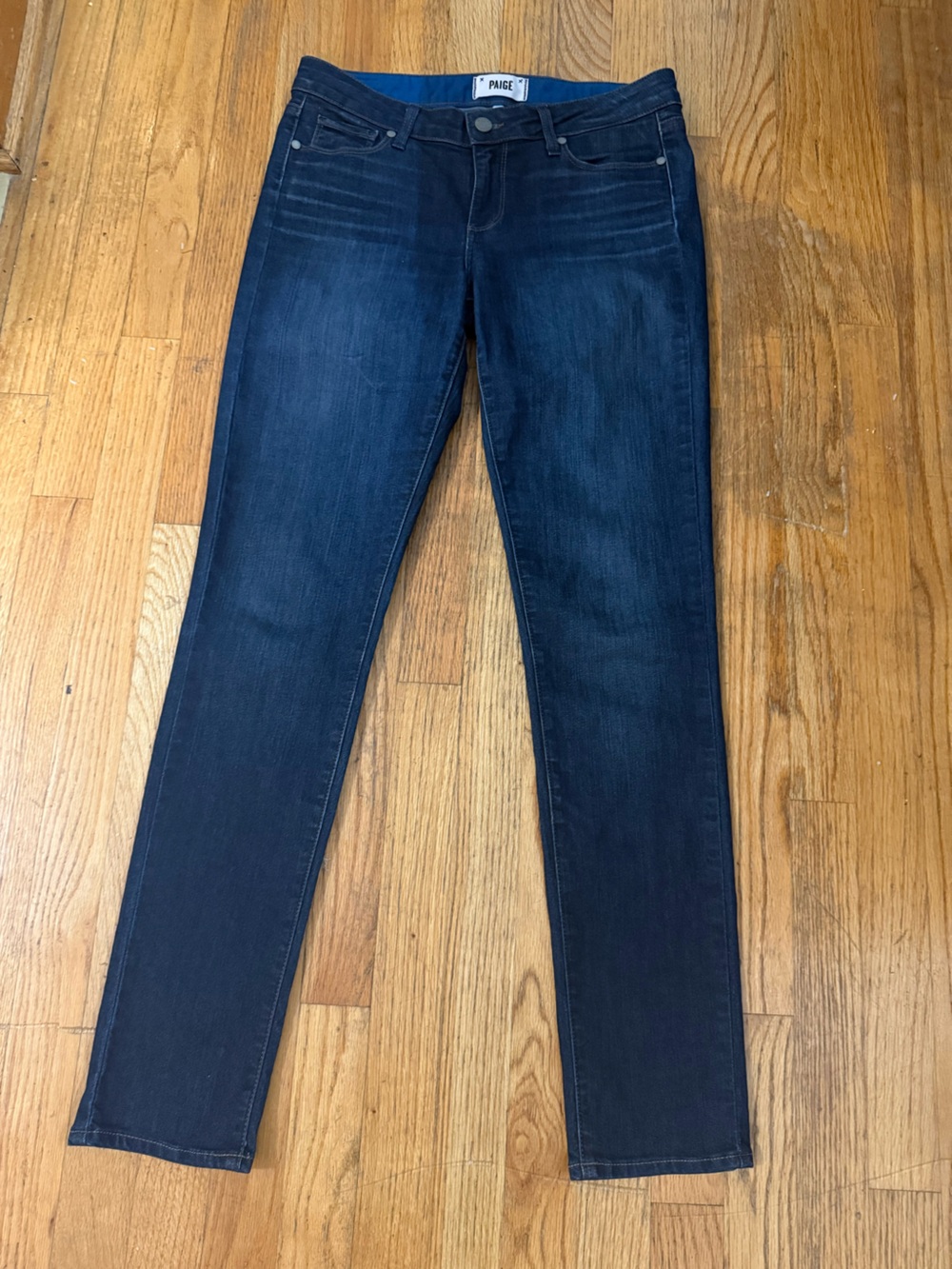 PAIGE Navy Blue Jeans